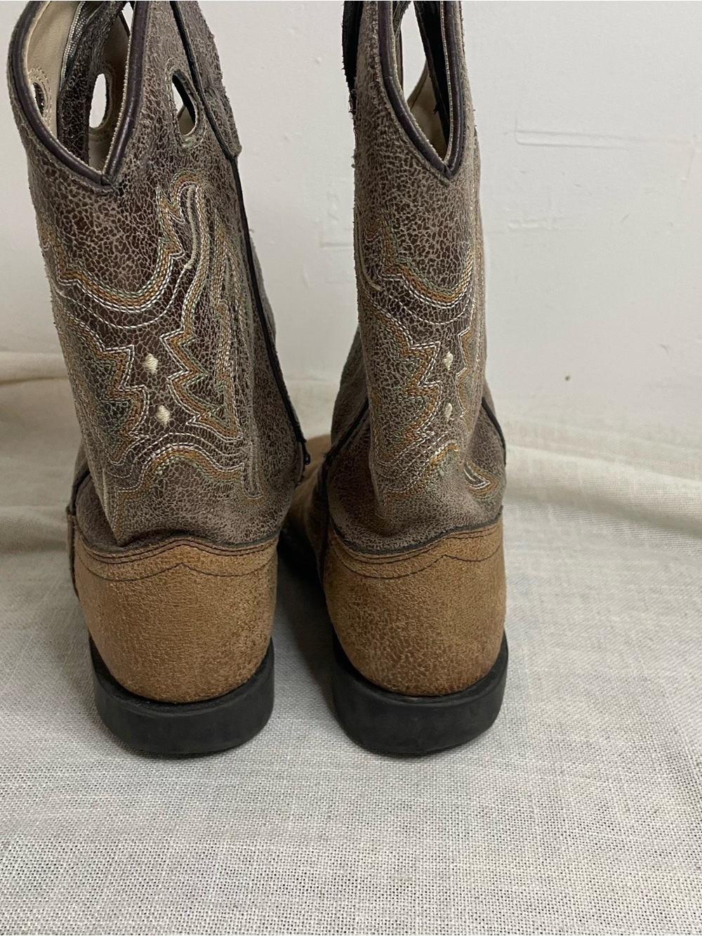 Kids Old West Cowboy Western Boots - Picture 7 of 10
